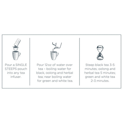 Tea Forte world of teas, Single Steeps Organic Loose Leaf