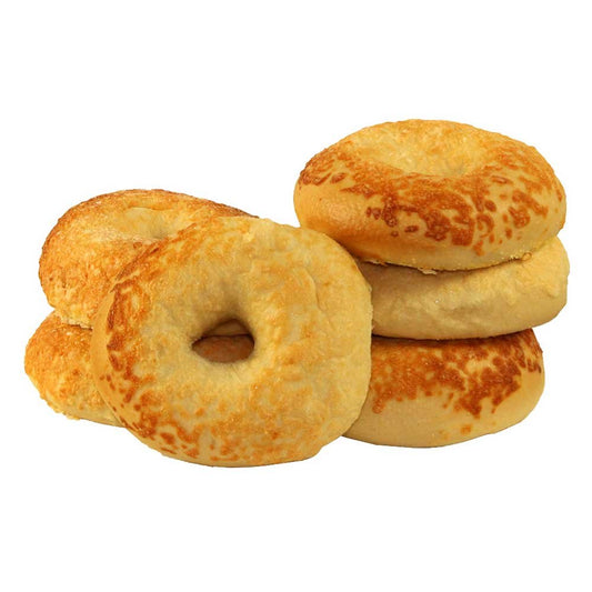 Just Bagels Asiago Cheese Bagel, 4 Ounce - 48 per case.