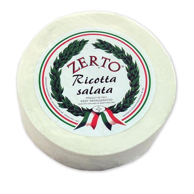 Zerto Ricotta Salata Cheese Wheel 7 lbs