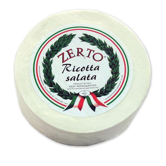 Zerto Ricotta Salata Cheese Wheel 7 lbs