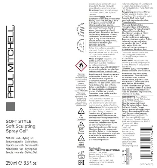 Paul Mitchell Soft Sculpting Spray Gel 16.9 oz