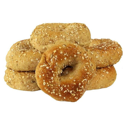 Just Bagels Multigrain Bagel, 4 Ounce - 48 per case.