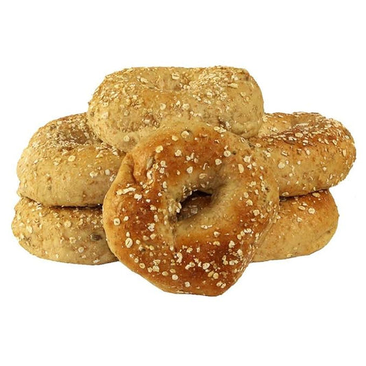 Just Bagels Multigrain Bagel, 4 Ounce - 48 per case.