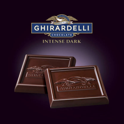 Ghirardelli Intense Twilight Dark Chocolate Squares 3.5 oz pack of 12