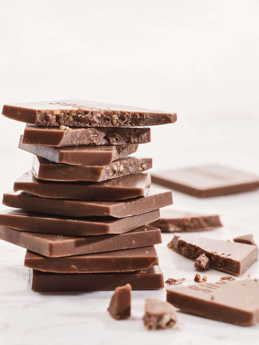 Neuhaus Belgian Chocolate Carré 10 Flavors Box – 60 Neuhaus Chocolate Carrés Assorted Milk & Dark Chocolates – 10 Flavors – Individually Wrapped – Chocolate Treasure Box