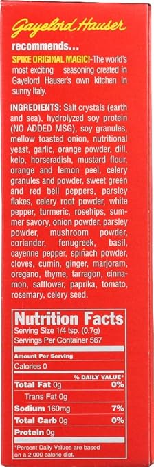 Modern Products Spike Gourmet Natural Seasoning - Original Magic! 14 oz Pwdr.