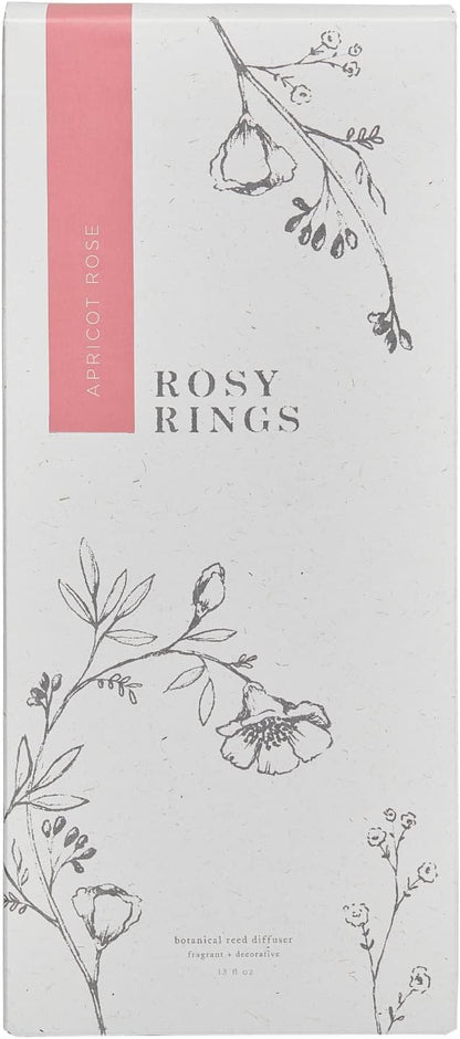 Rosy Rings Botanical Reed Diffuser - Apricot Rose 13oz