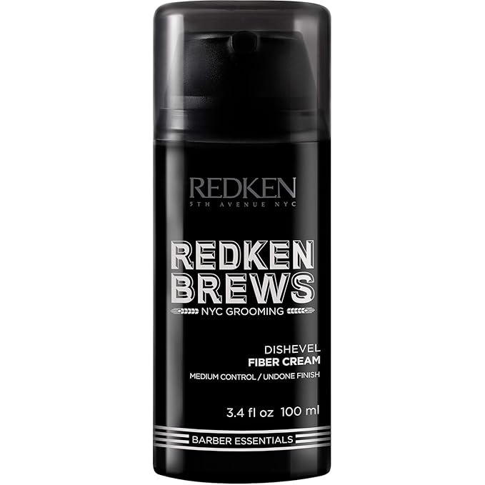 Redken Brews Dishevel Fiber Cream 3.4 oz Undone Finish Medium Hold