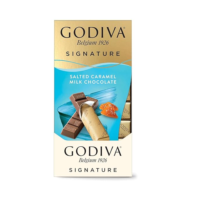 Godiva Salted Caramel Milk Chocolate Mini Bars 3.1 oz each