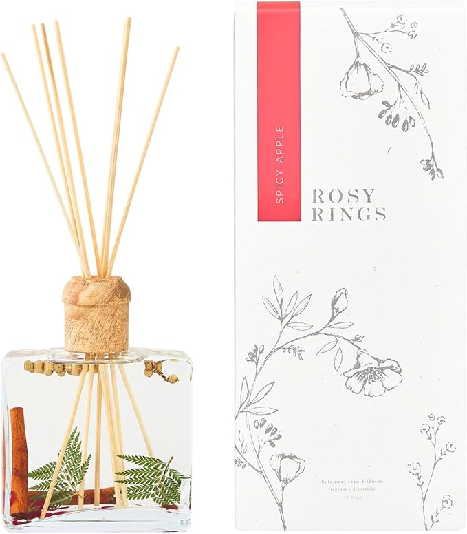 Rosy Rings Botanical Reed Diffuser, Spicy Apple