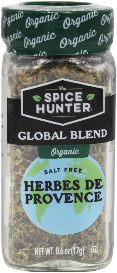 The Spice Hunter Herbes De Provence, Organic, 0.6-Ounce Jars (Pack of 6)