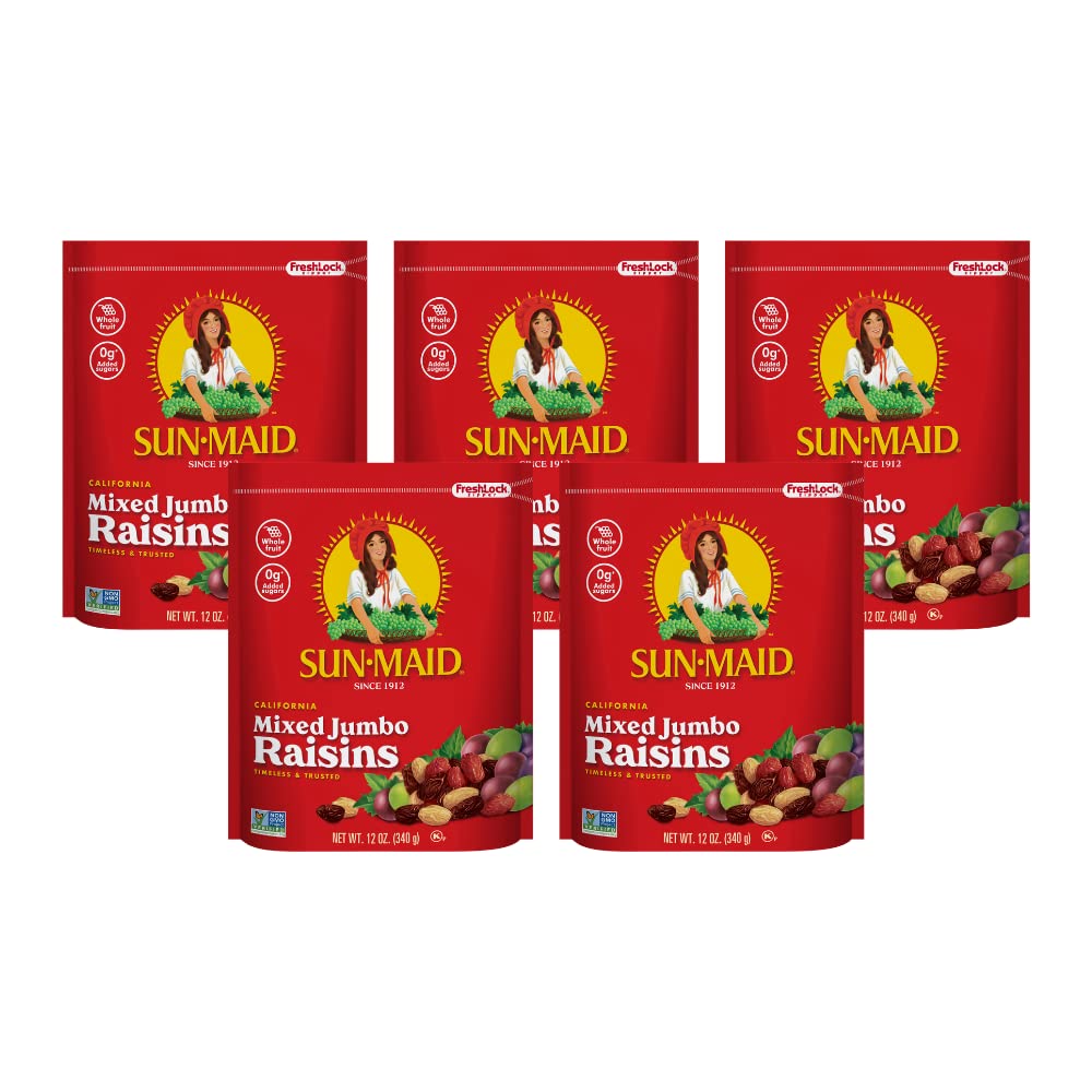 Sun Maid Raisin Medley In Pouch 12 oz pack of 10