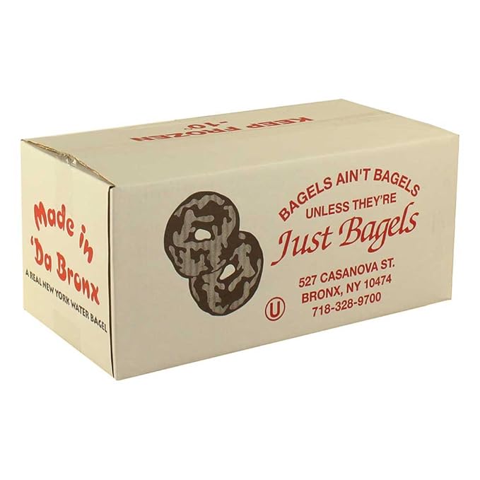 Just Bagels Sliced Cinnamon Raisin Bagel, 4 Ounce - 48 per case.