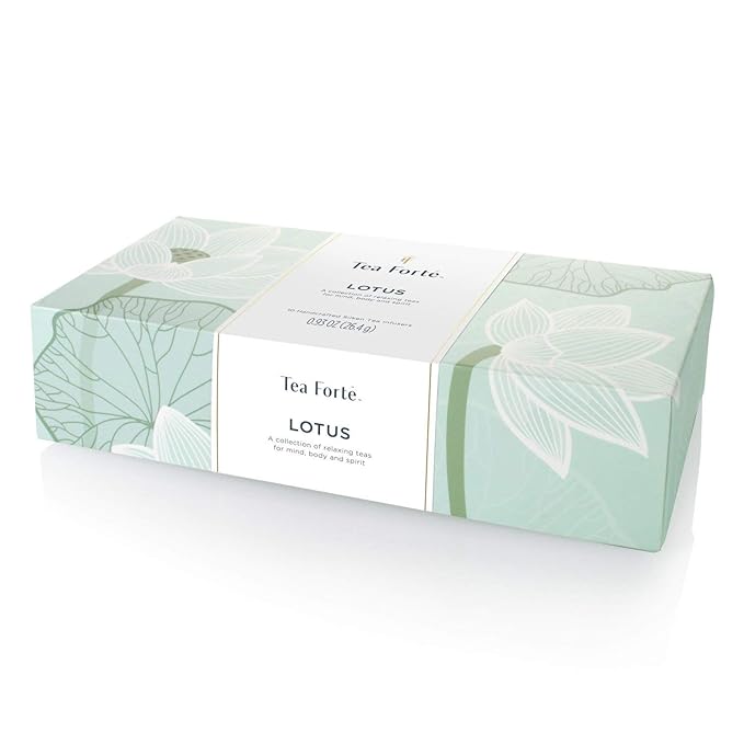 Tea Forte Petite Presentation Box Lotus 10 Infusers