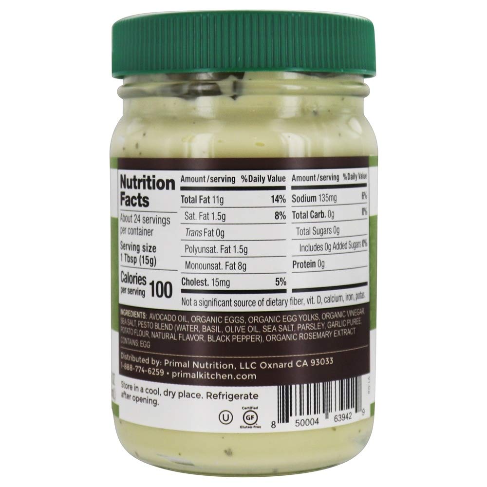 Primal Kitchen Mayonnaise & Pesto Blend Made with Avocado Oil - 12 fl. oz.