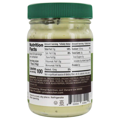 Primal Kitchen Mayonnaise & Pesto Blend Made with Avocado Oil - 12 fl. oz.