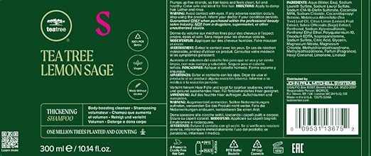 Paul Mitchell Tea Tree Lemon Sage Shampoo, Conditioner or Duo Pack 10.14 oz