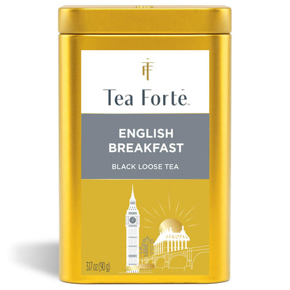 Tea Forte English Breakfast Loose Leaf Tea Canister