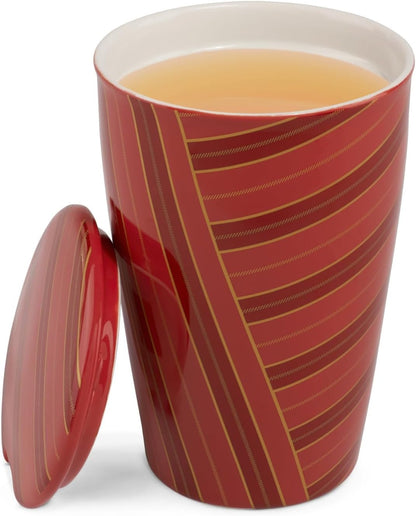 Tea Forte Warming Joy Ceramic KATI Tea Cup with Infuser
