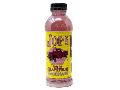 Joe Tea Ruby Red Grapefruit Lemonade 18 oz Plastic Bottles ( Case Pack of 12)