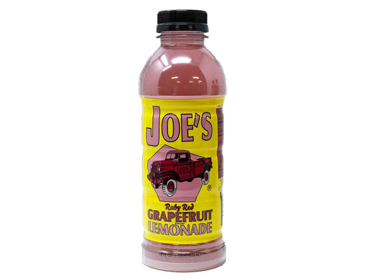 Joe Tea Ruby Red Grapefruit Lemonade 18 oz Plastic Bottles ( Case Pack of 12)