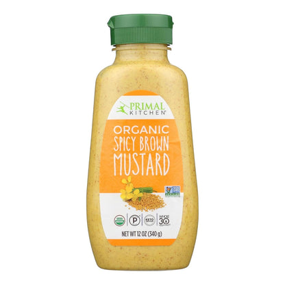 Primal Kitchen Mustard Spicy Brown, 12 Oz (Pack Of 6)