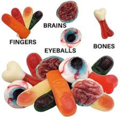 Gummi Body Parts Gummy Halloween Fall Autumn candy 4.4 pounds