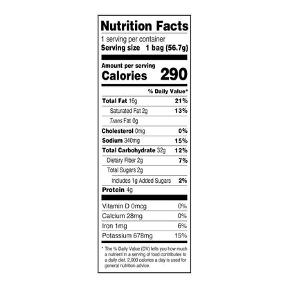Dirty Kettle Chips, Sour Cream & Onion, 2 Ounce (Pack of 25)