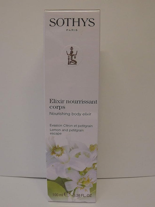 Sothys Lemon and Petitgrain Escape Nourishing Body Elixir, 3.38oz, 100ml