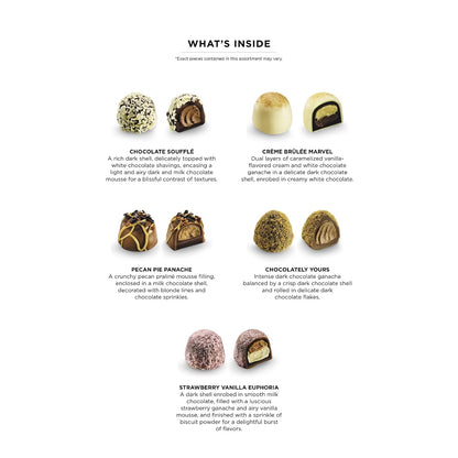Godiva Patisserie Belgian Chocolate Truffles Gift Box, 15 Piece
