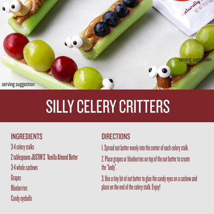 Justin's Classic Almond Butter Squeeze Packs 1.15oz packs (Case pack of 6)