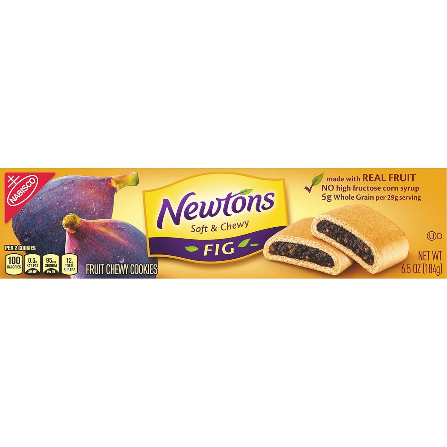 Newtons Fig Original Fruit Chewy Cookies, 6.5 Ounce (Case pack of 12)