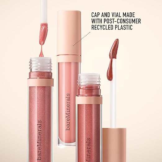 bareMinerals Mineralist Lip Gloss-Balm, Hydrating Lip Gloss + Balm Hybrid, Sheer Glossy Lip Balm, No Stickiness, Improves Lip Smoothness, Vegan