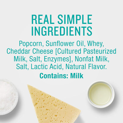 Angie's Boom Chica Pop White Cheddar Popcorn 4.5 oz Bag (Case Pack of 12)