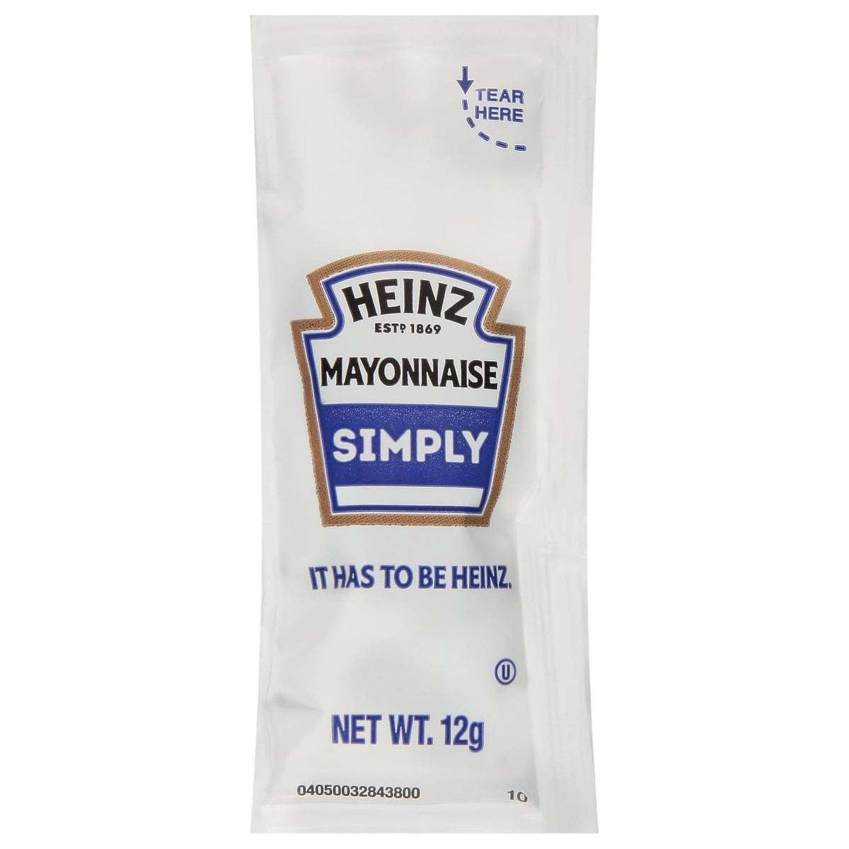 Heinz Simply Mayo Pouches, 12 g, Pack of 500