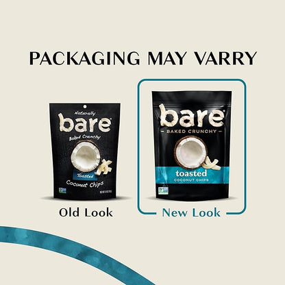 Bare Toasted Coconut Chips 1.2 oz Bag (Case pack of 12)