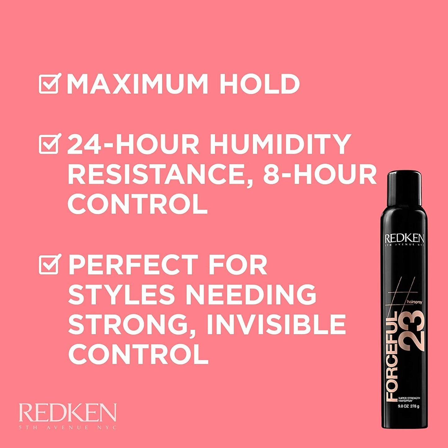 Redken Forceful 23 Super Strength Finishing Spray 11 oz (New Packaging)