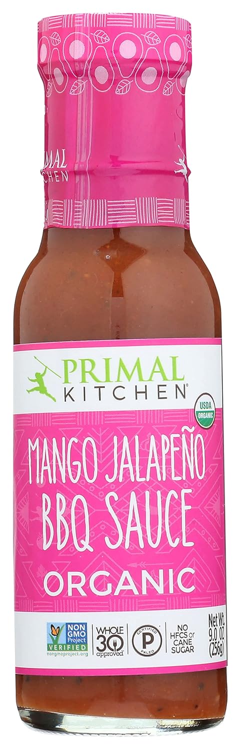 Primal Kitchen Sauce Bbq Mango Jal Org, 9 Oz (Pack Of 6)