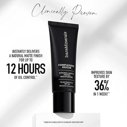 Bareminerals Complexion Rescue Natural Tinted Matte Moisturizing Foundation Mahogany 11.5