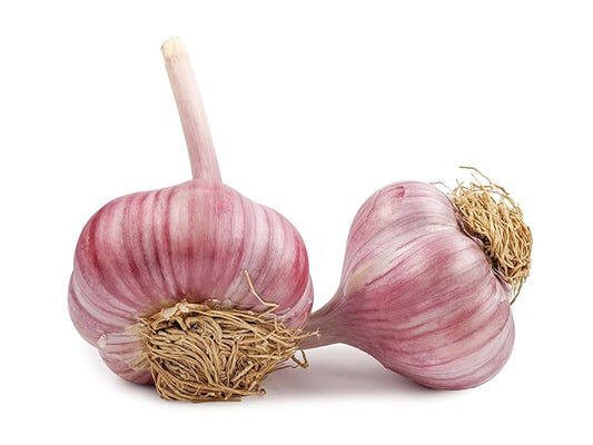 Fresh Red Garlic Bulbs by RawJoy Farms