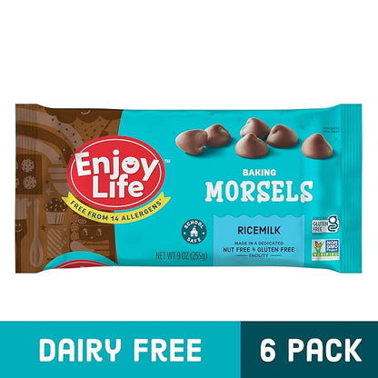Enjoy Life Ricemilk Chocolate Baking Morsels 9 oz bags