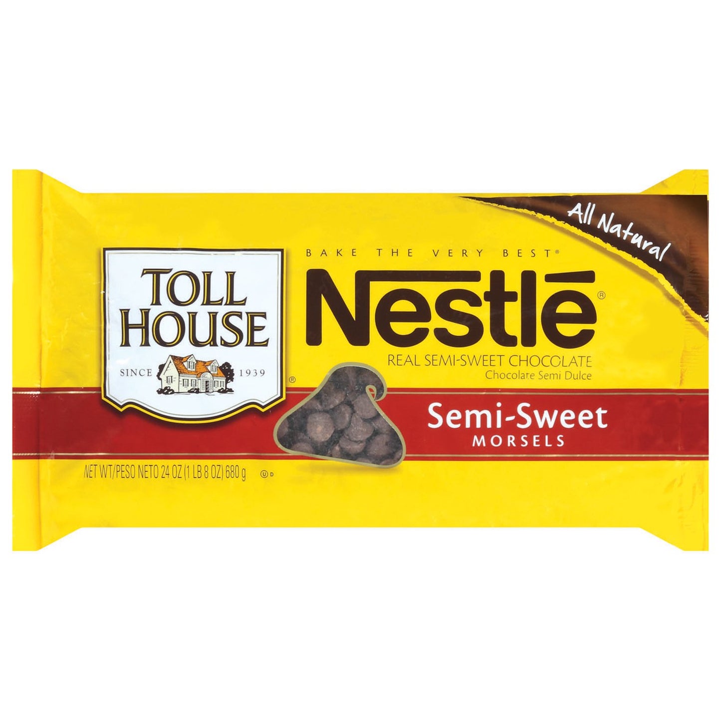 Nestle Toll House Semi-Sweet Chocolate Morsels Chips 4.5 lb bags