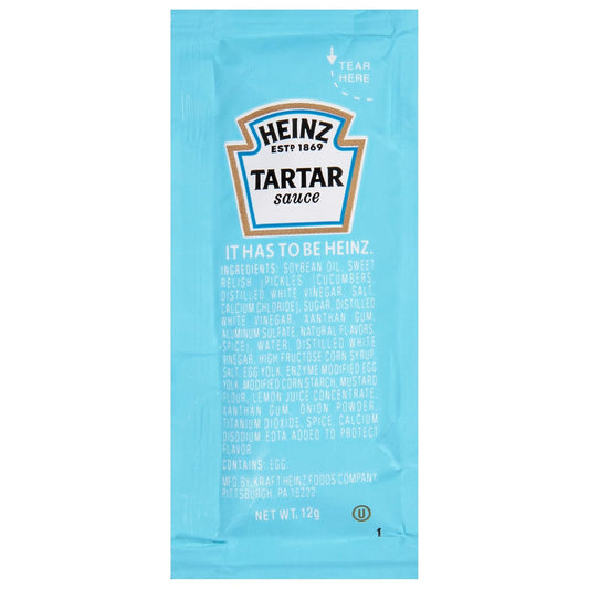 Heinz Tartar Sauce Packets 0.42 oz packets (Case Pack of 200)