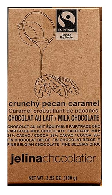 Jelina Chocolate Crunchy Pecan pack of 8