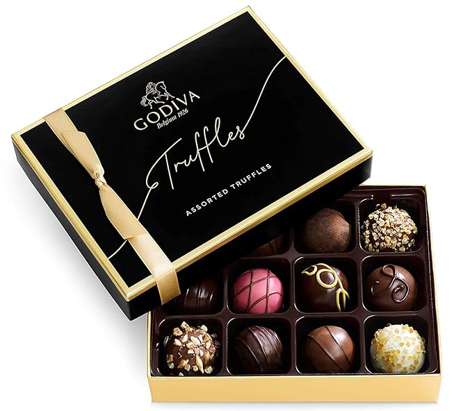 Godiva Signature Assorted Truffles 8.1 oz (12 Piece in each box)