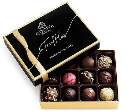 Godiva Assorted Truffles (12 piece) 8.1 oz box