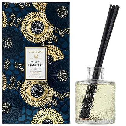 Voluspa Moso Bamboo Home Ambience Diffuser, 3.4 Ounce