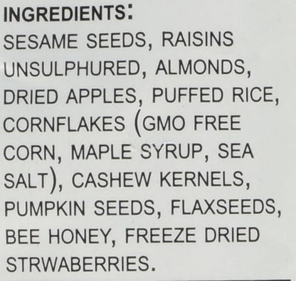 Seitenbacher Gluten Free Muesli Strawberry Natural Cereal 13.2 Ounce