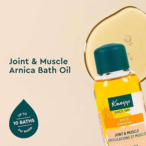 Arnica Herbal Bath Oil for Joint & Muscles Bath Soak 3.38 fl. oz.