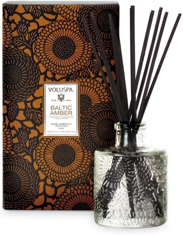 Voluspa Baltic Amber Mini Diffuser 100 ml 3.3 oz